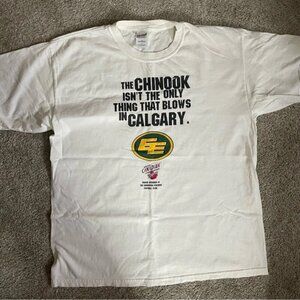 Vintage CFL Edmonton Calgary Rivalry T-Shirt XL